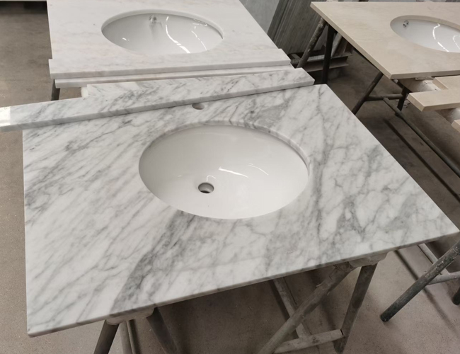 Carrara Marble Vanity Top