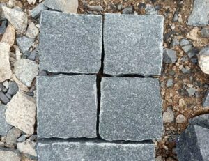 Black Granite Cobblestone