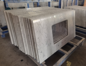 vanity carrara marble top