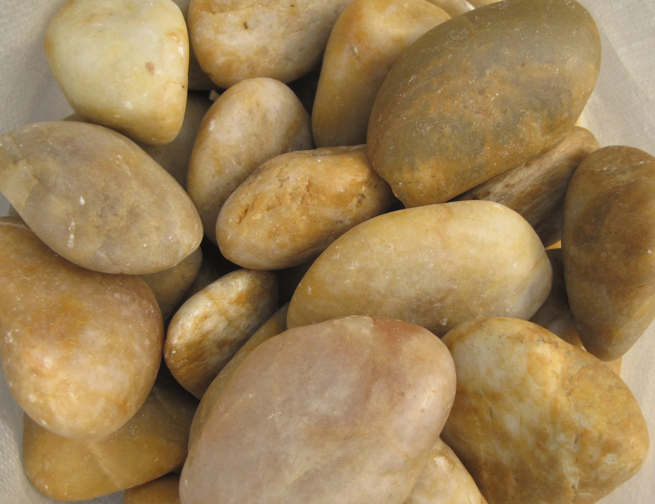 yellow pebble stone