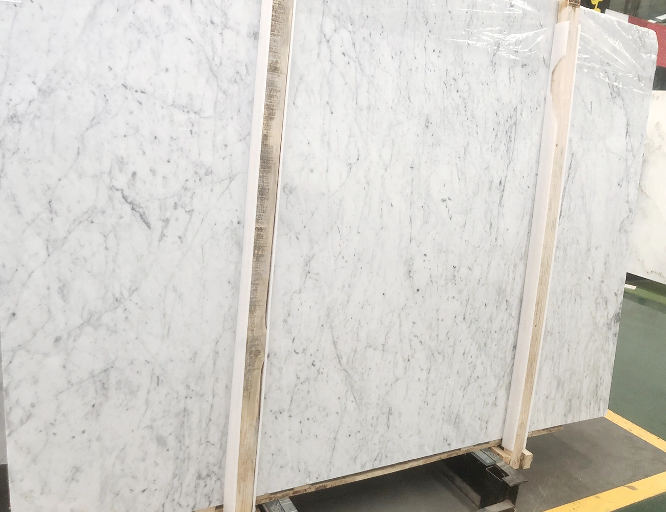 polished carrara marble