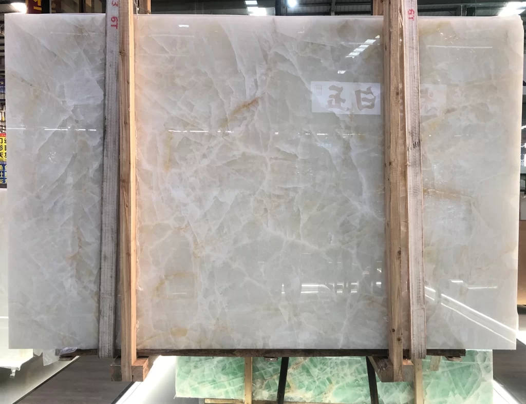 white onyx slabs for sale