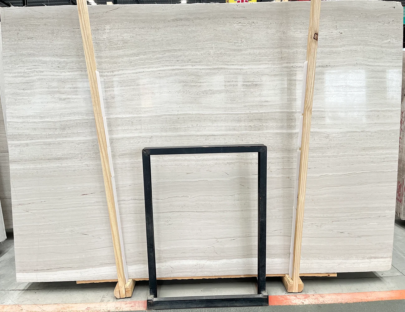 white wood marble slab