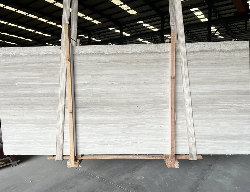 wood marble white