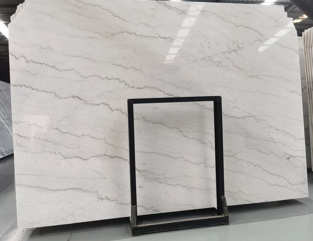 guangxi white marble slab