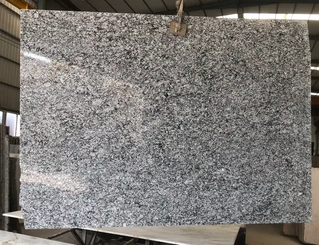 spray white granite