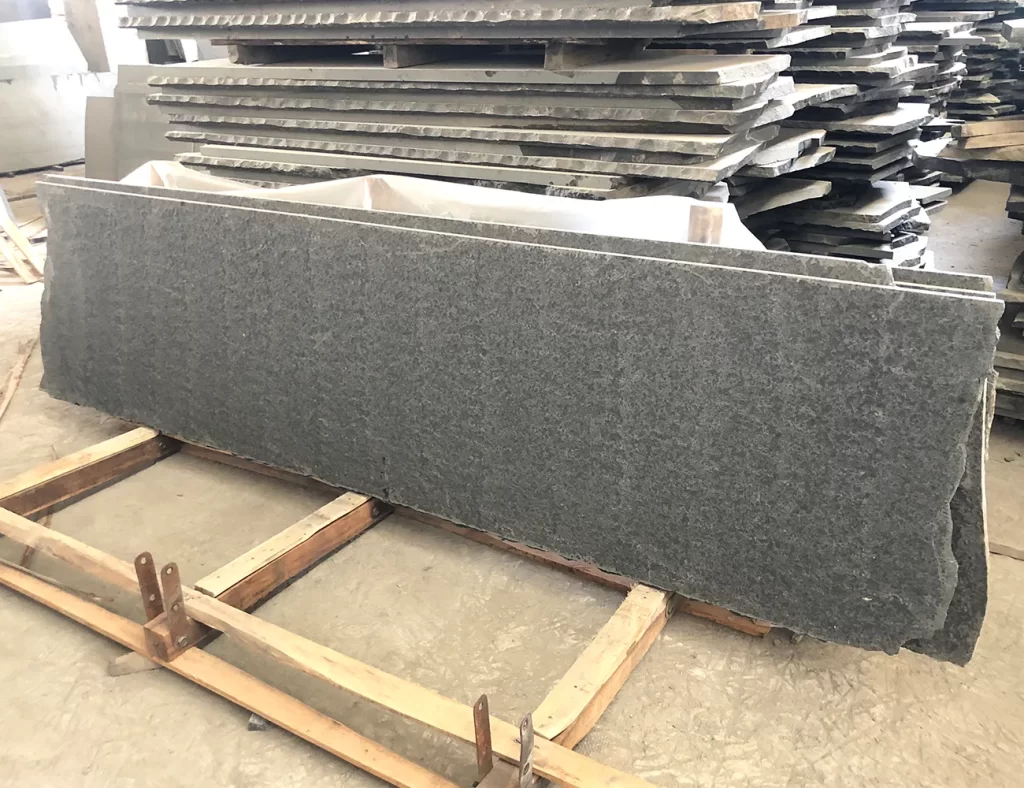 black absolute granite slab