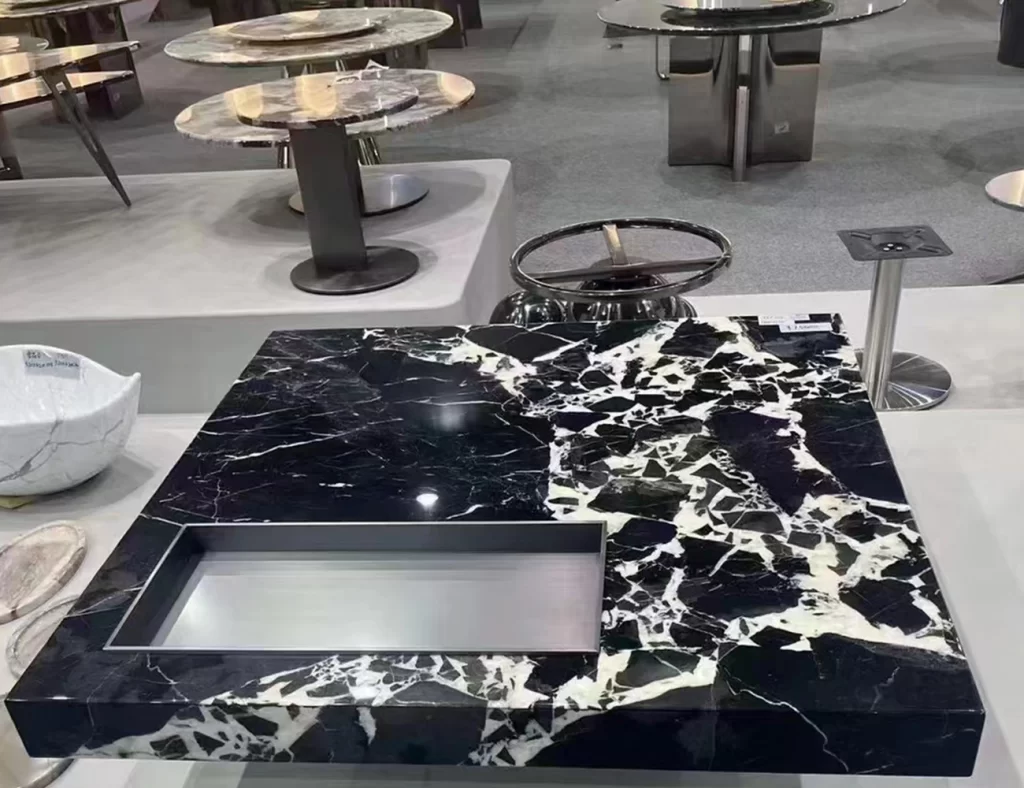 calacatta marble black