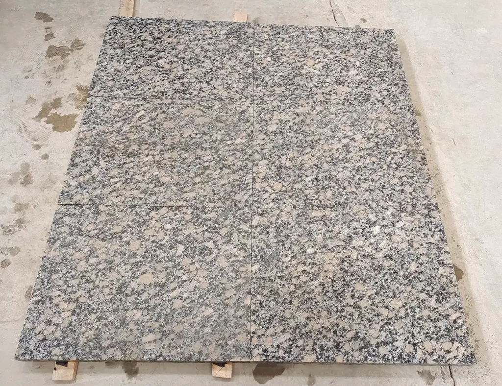 diamond gold granite