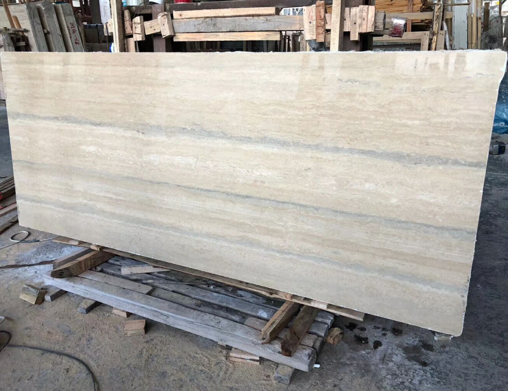 italian silver travertine