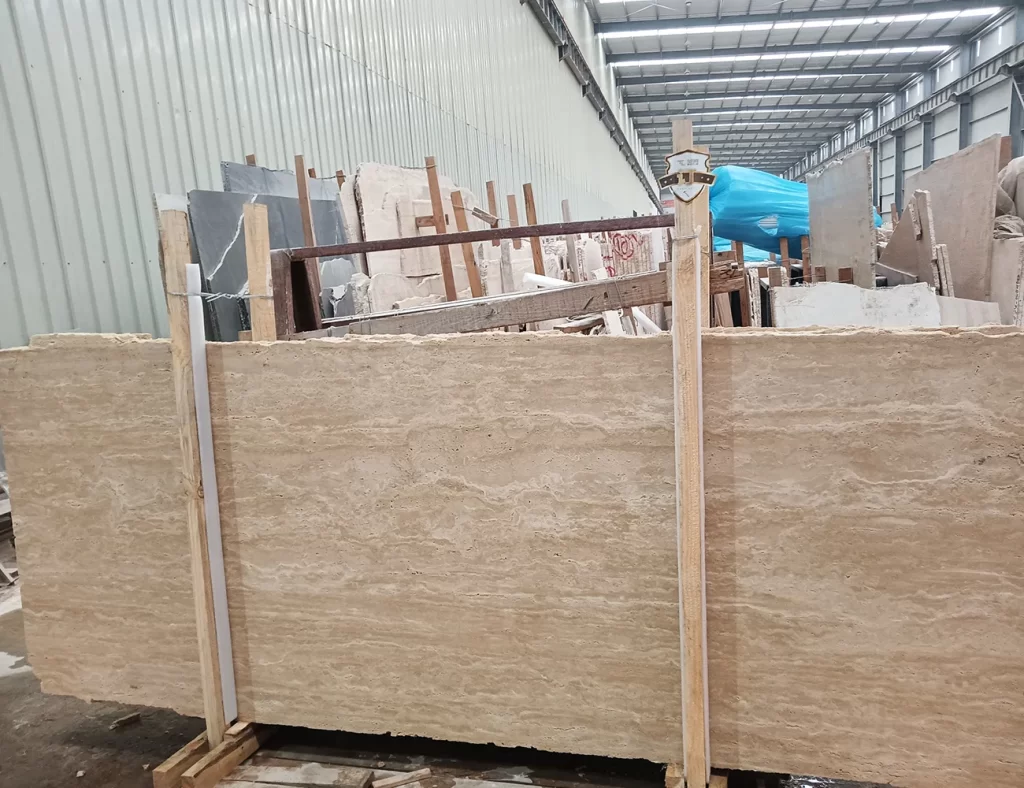 ivory beige travertine