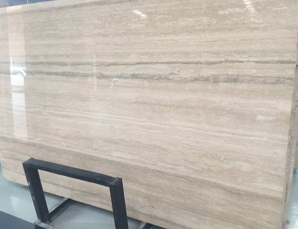 silver grey travertine