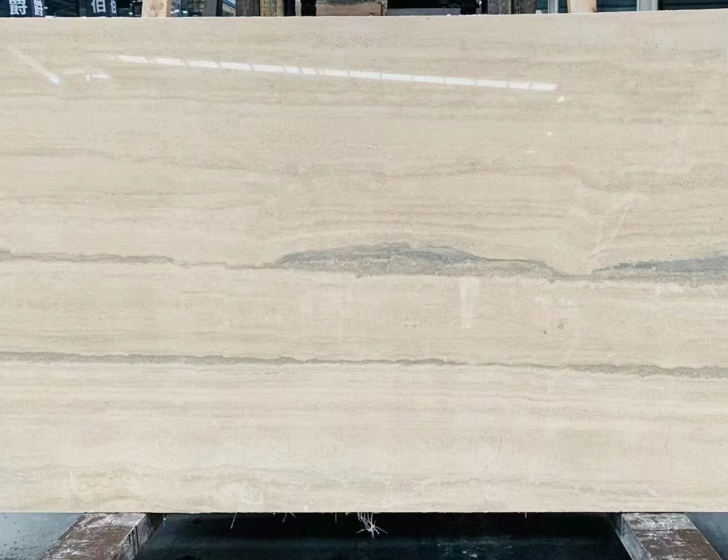 roman silver travertine