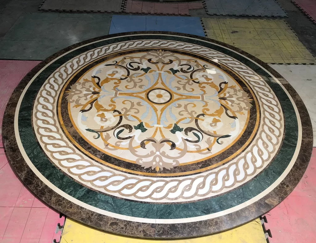 marble mosaic medallion