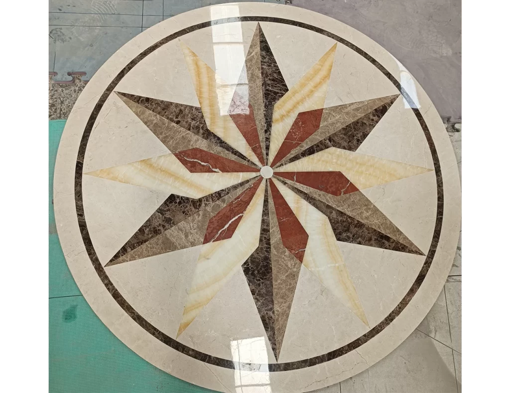 floor marble medallion