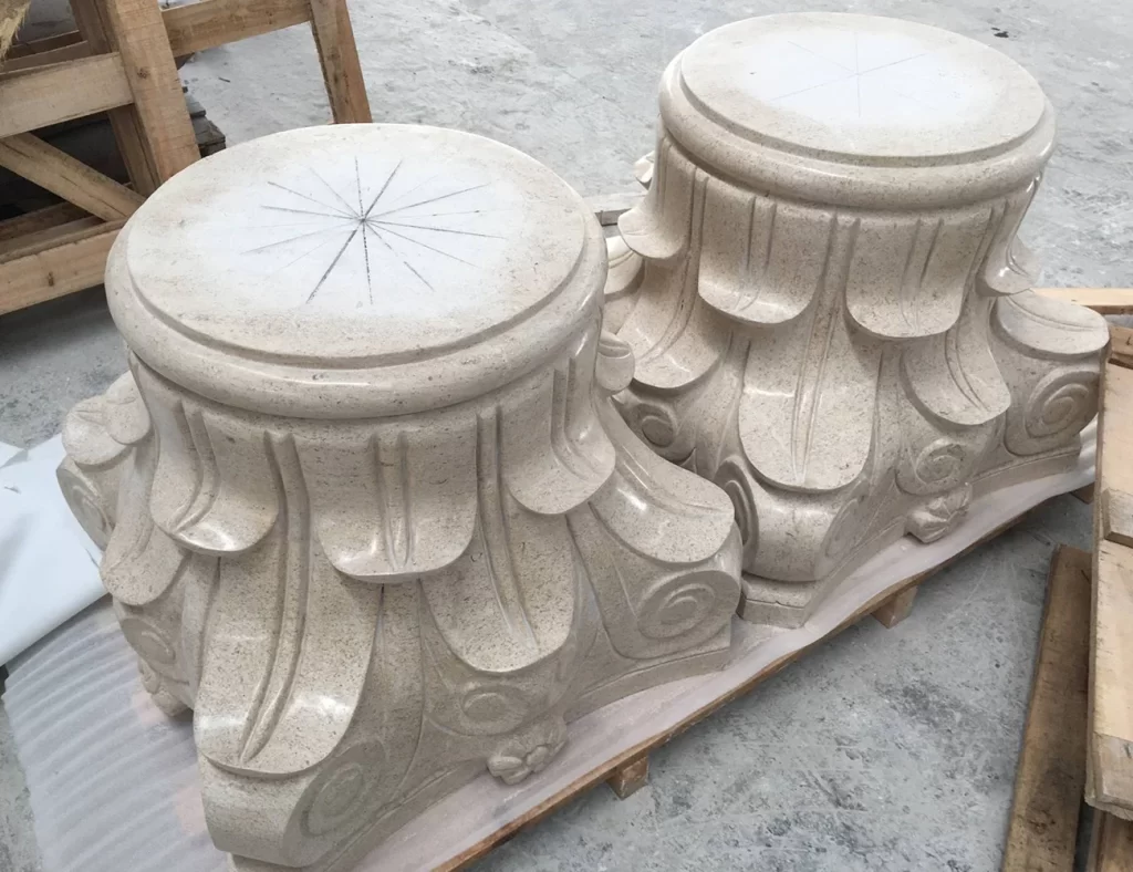 limestone pillar cap