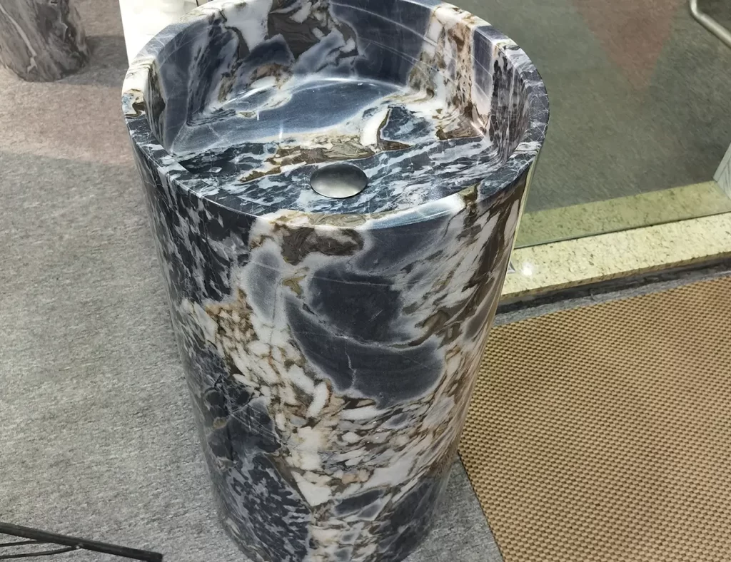 marble freestanding wash basin