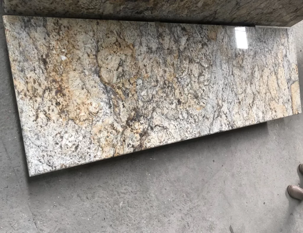 cream yellow granite