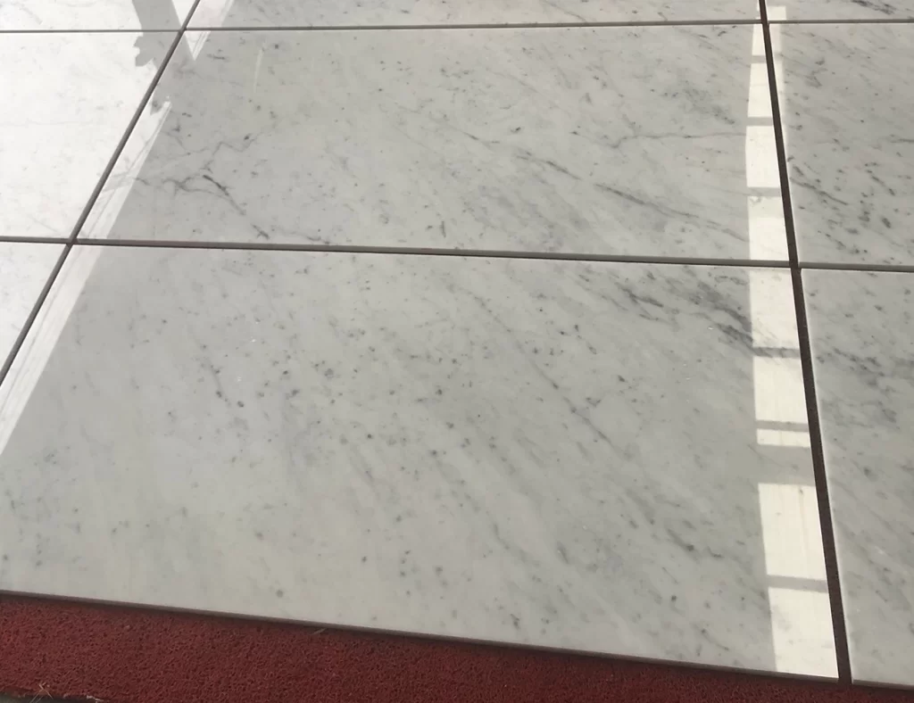 honed carrara marble floor tile