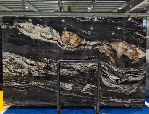 magma gold granite kitchen