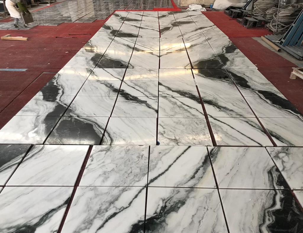 panda marble polished