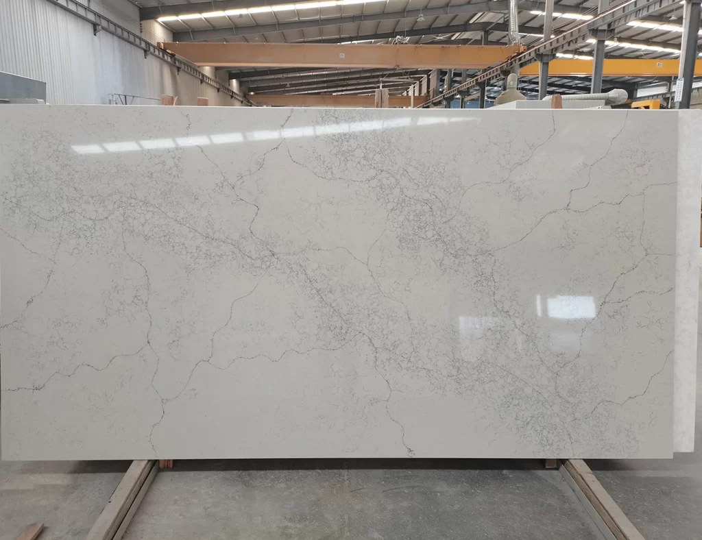 alabaster white quartz slab