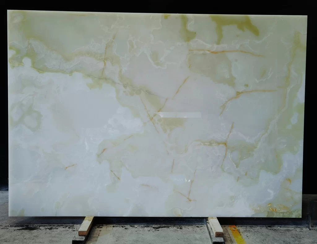 green onyx slab