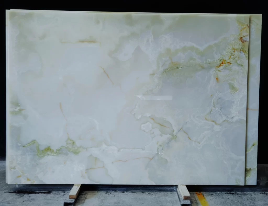 green onyx stone slab