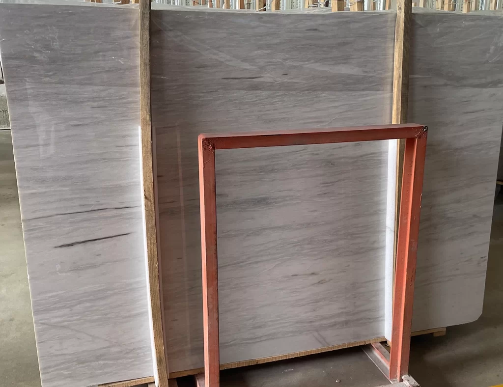 nestos semi white marble