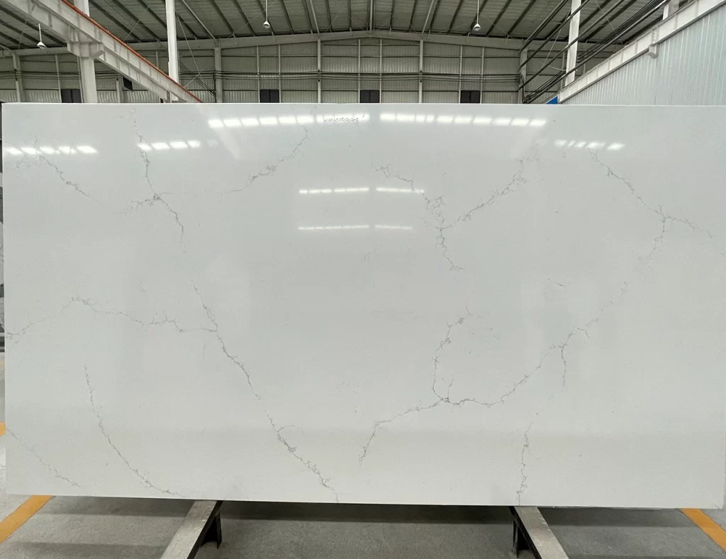 quartz calacatta slab