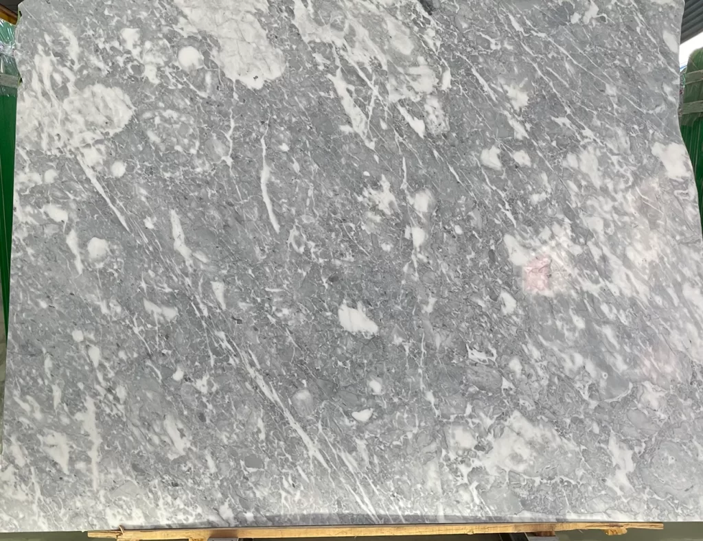 super white marble slab