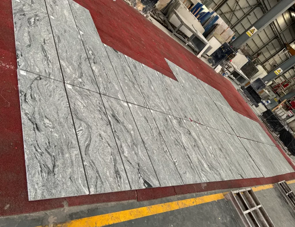 viscount white granite slab