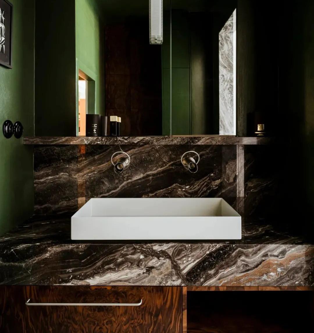 A high quality marble countertop