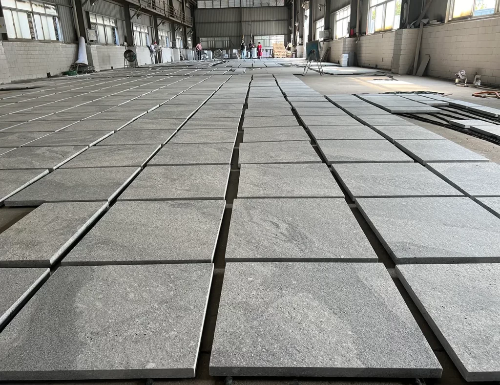 grey granite floor tiles